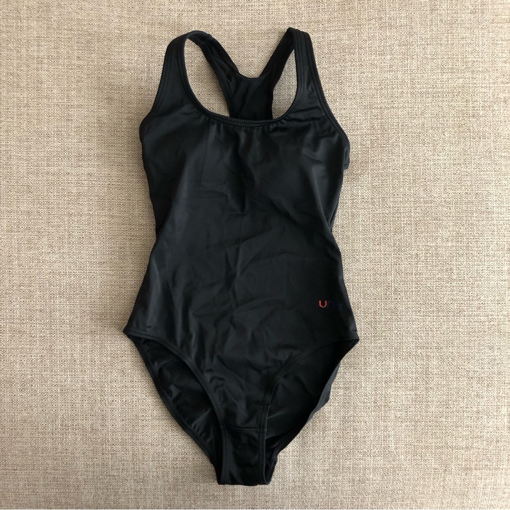 UNOW Pro Training Black Racerback One Piece Swimsuit Women’s US XXS Black